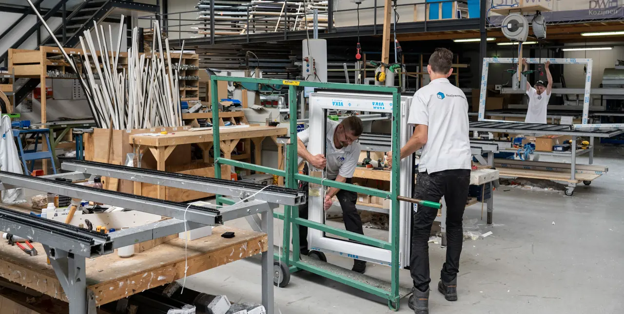 Aan het werk