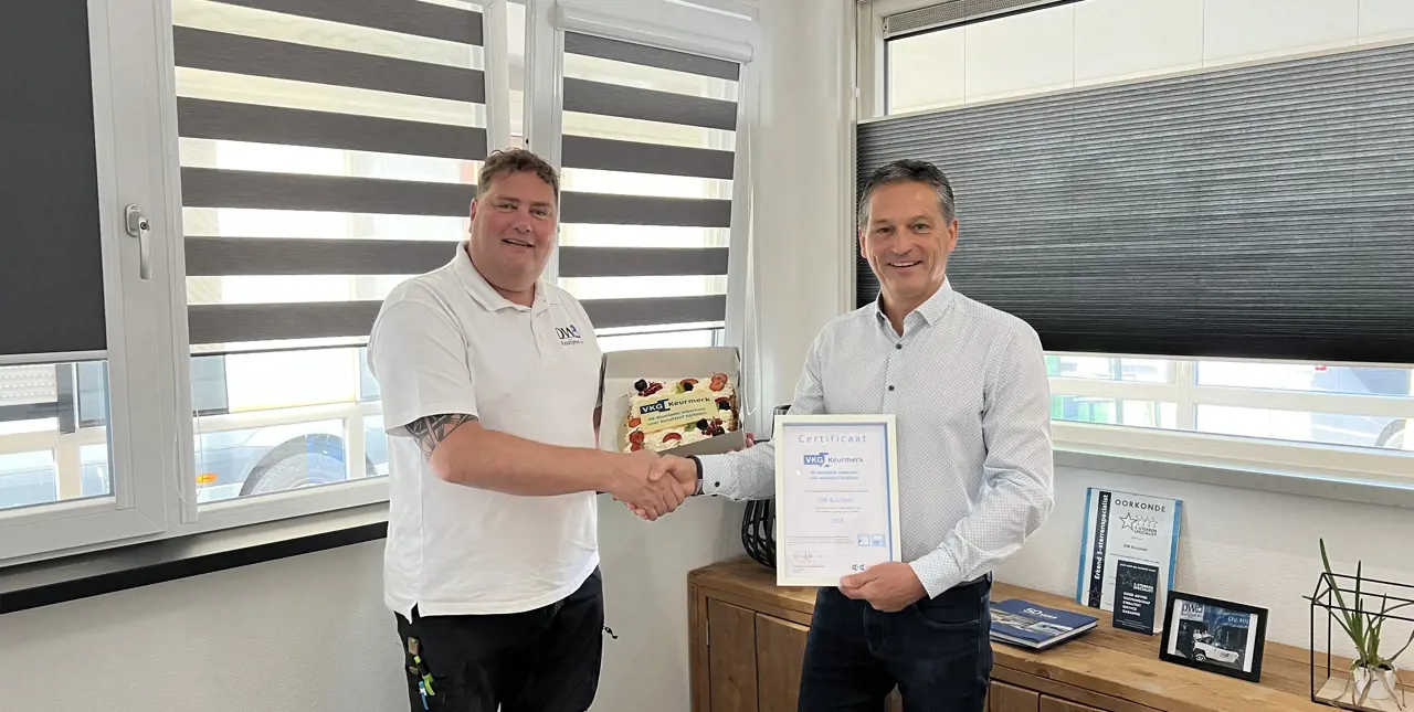 VKG keurmerk en KOMO certificaat